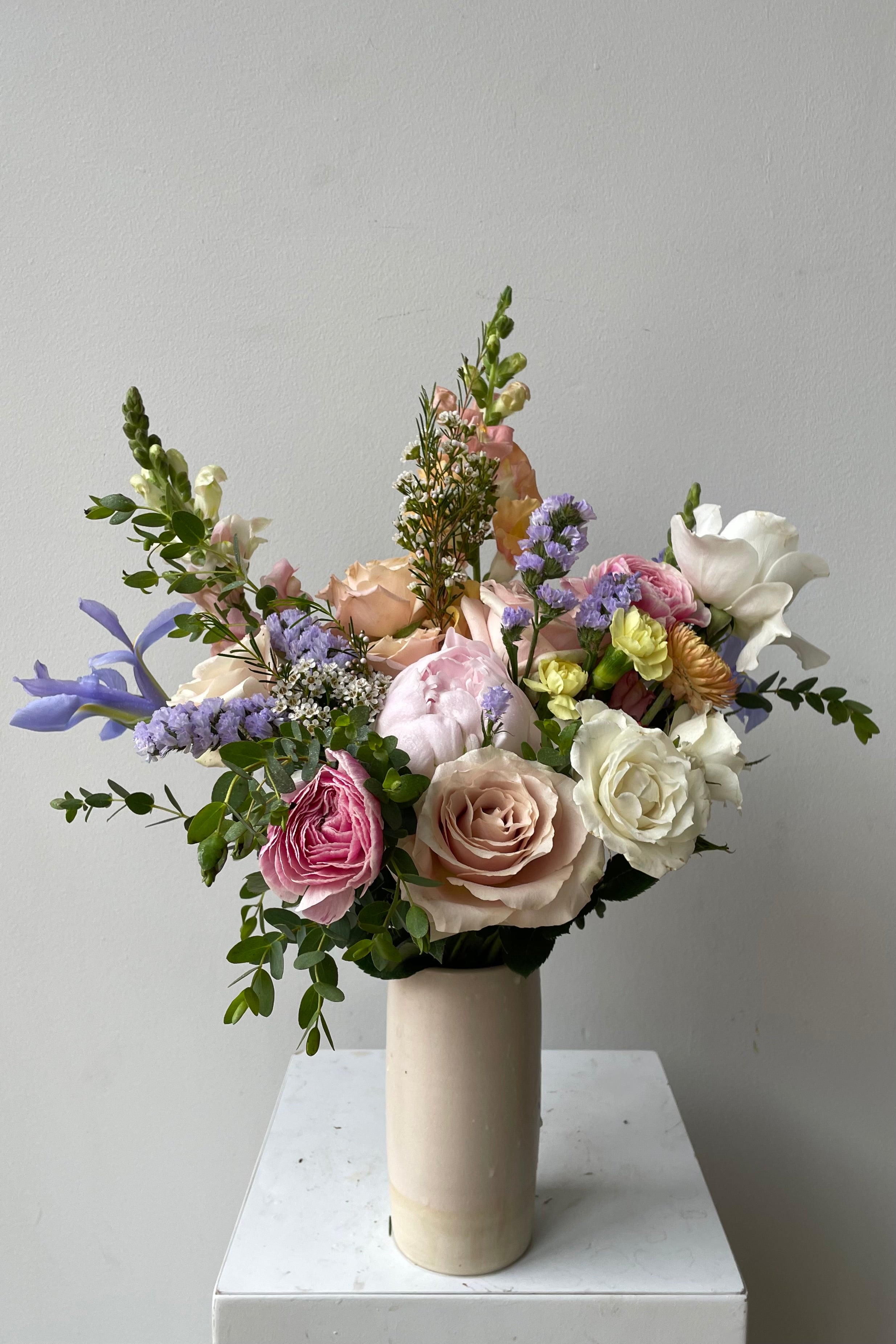 Sweet pastel arrangement Dawn in a Jacqueline vase by Sprout Home #size_$90