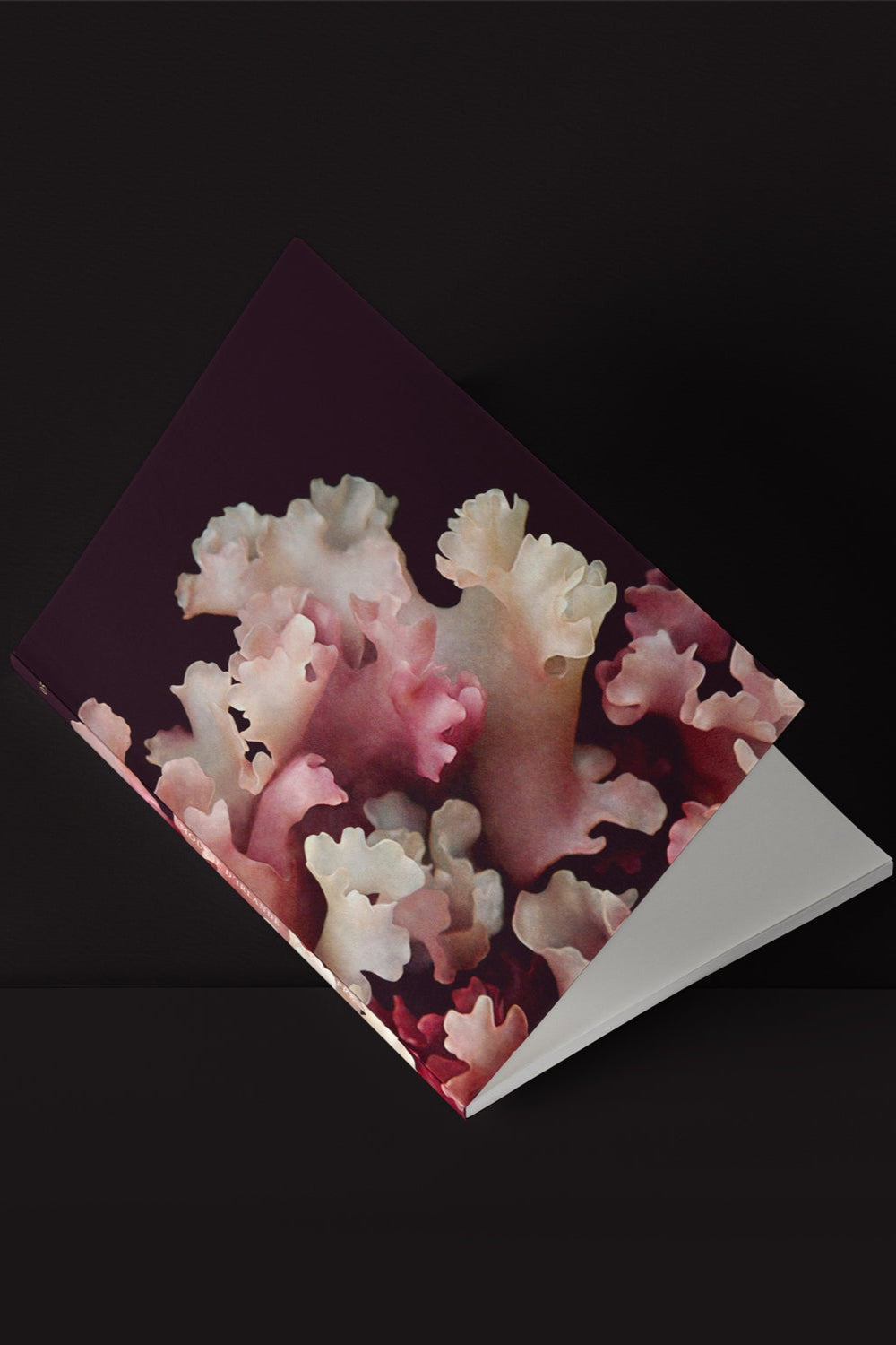 The mini notebook Le Pourer with its pink and white forms ©Raoul & Simone