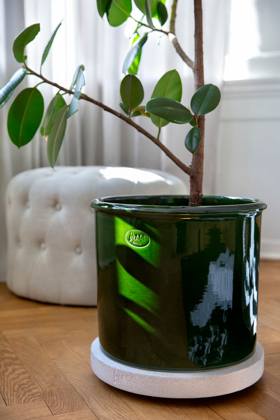 Modena Pot 15.7" Emerald