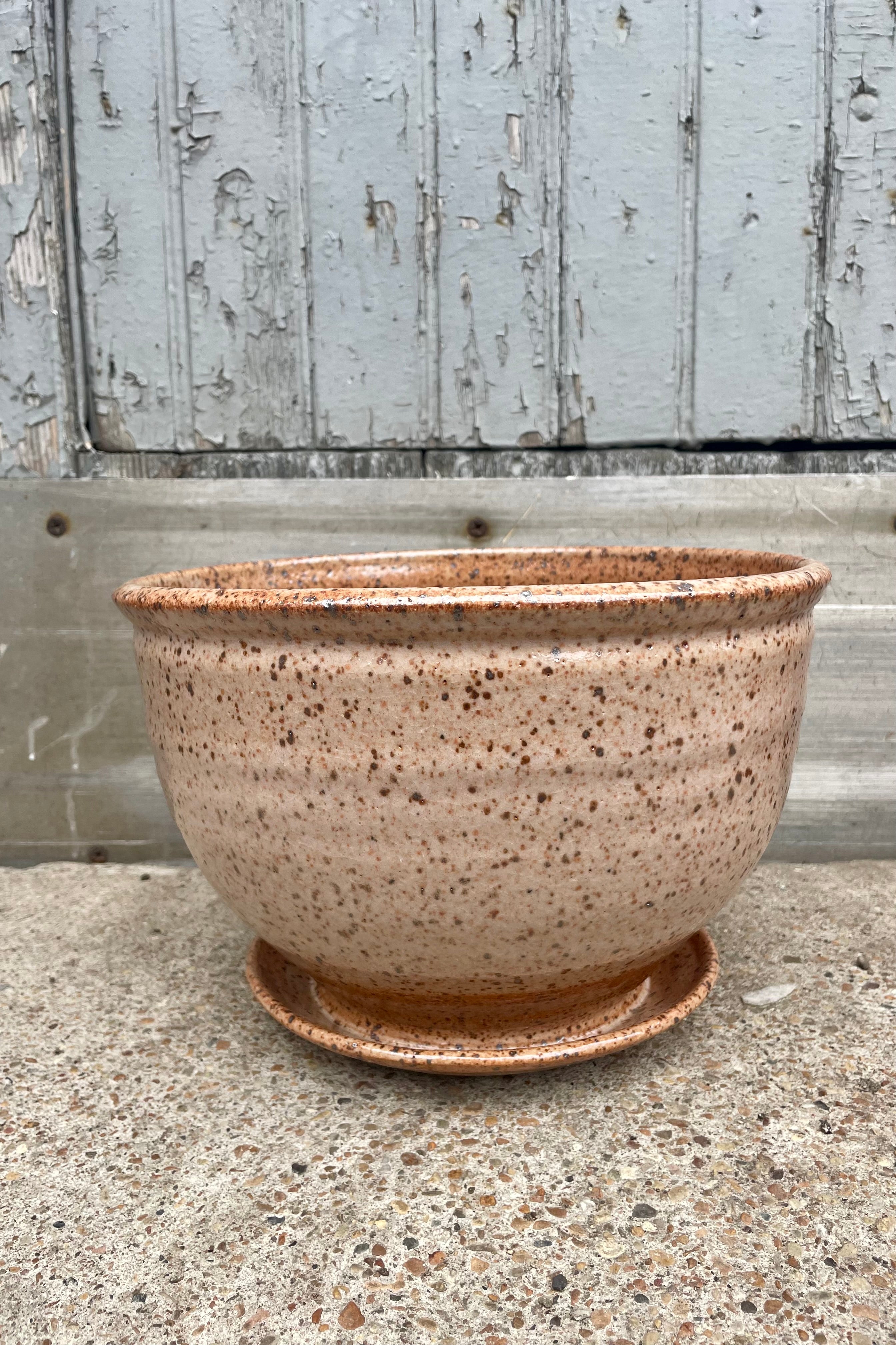 Planter Pale Shino Mix Glaze 8"