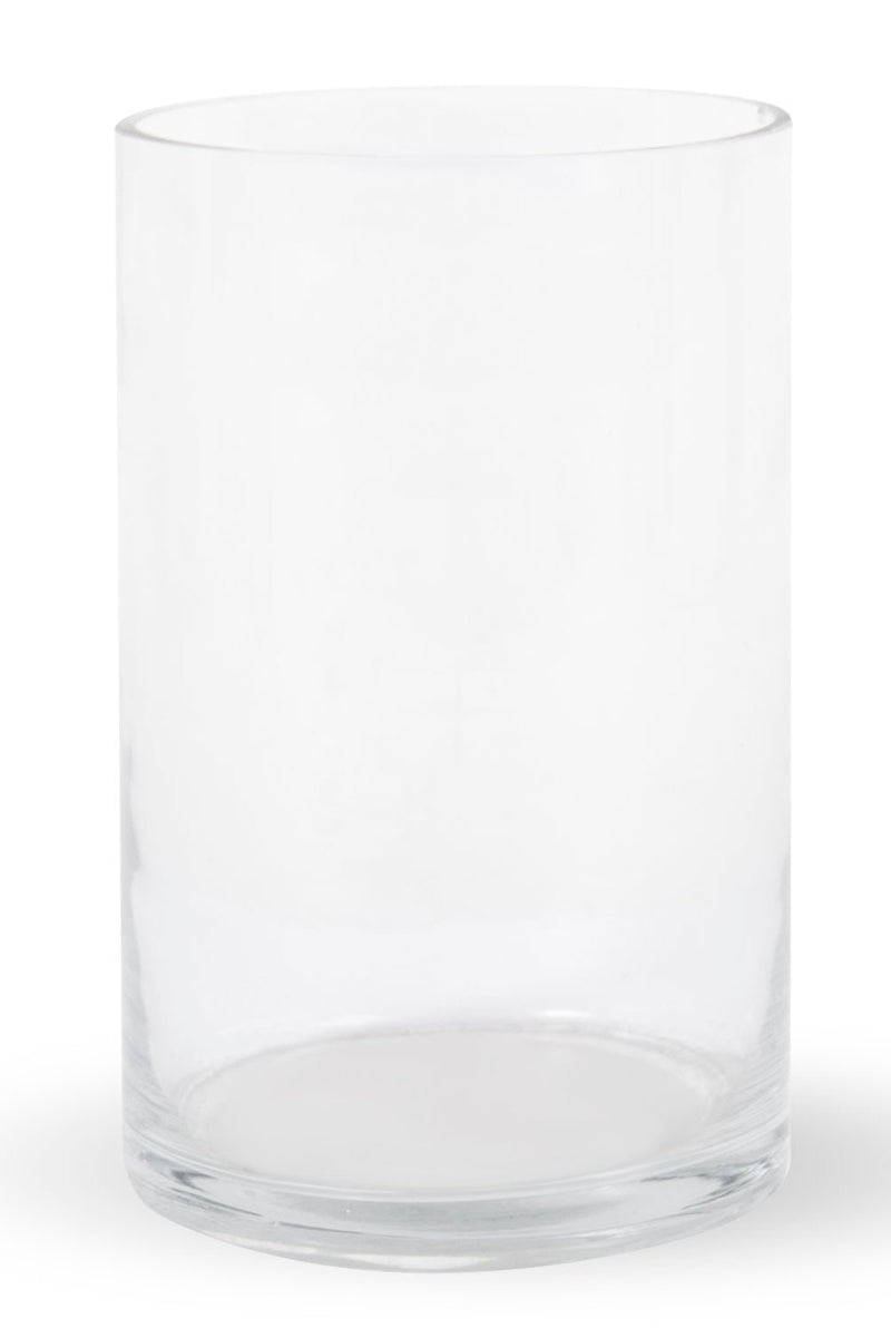 clear glass 7"h x 5" cylinder vase