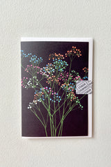 The Rainbow Gypsophila Greeting Card by Stengun available at Sprout home. 