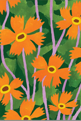 An up close detail of the Marigolds card by AHD in full color. 