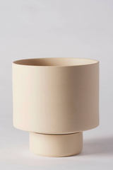 The Clay colored Collectors Grow Pot from Angus & Celeste at Sprout Home on a white backdrop. 