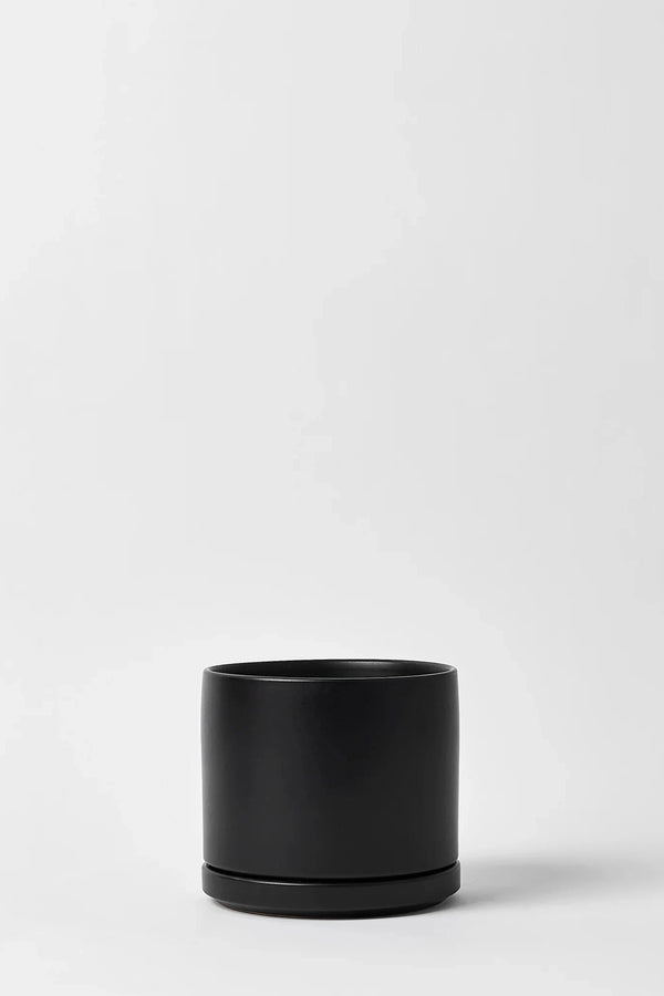 LBE Design Solid Goods Cylinder and saucer black,  empty