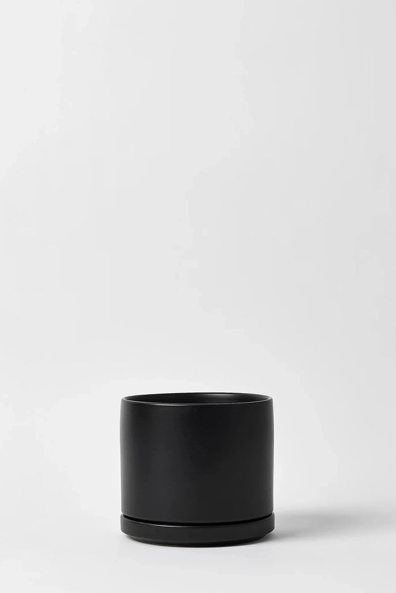 LBE Design Solid Goods Cylinder and saucer black,  empty