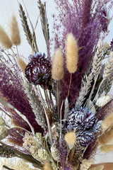 Detail photo of preserved material used in Sprout Home's custom arrangement 'Stardust'