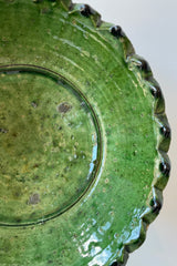 The Tamegroute Green finish on a Compote at Sprout Home. 