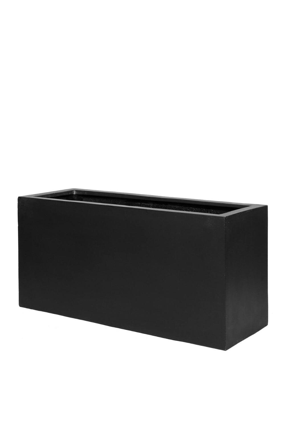 Jort Fiberstone Planter Black Medium ©Pottery Pots