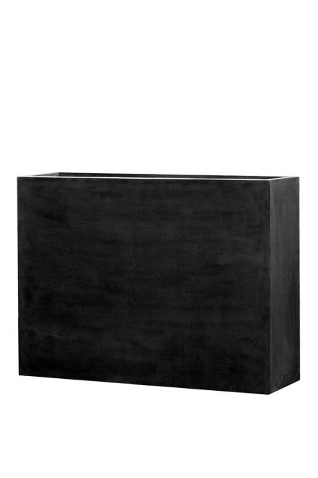 Jort Slim Fiberstone Planter black large ©Pottery Pots