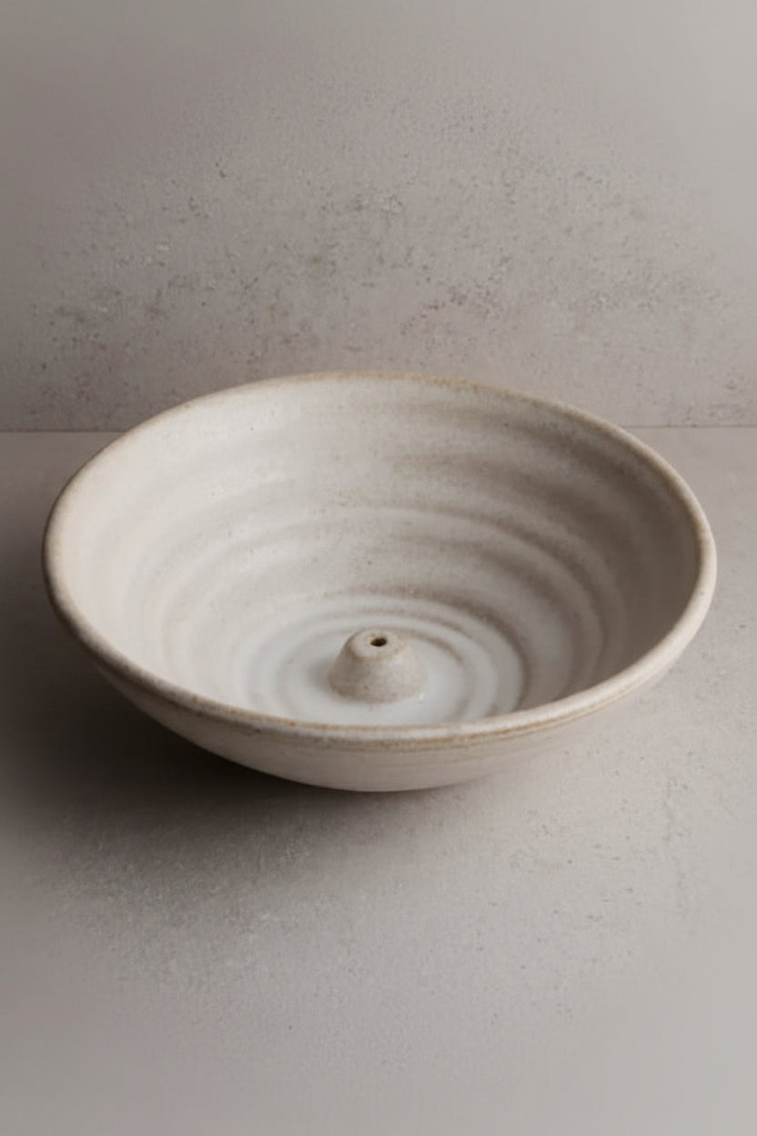 White Jumbo Incense Holder ©Goodies