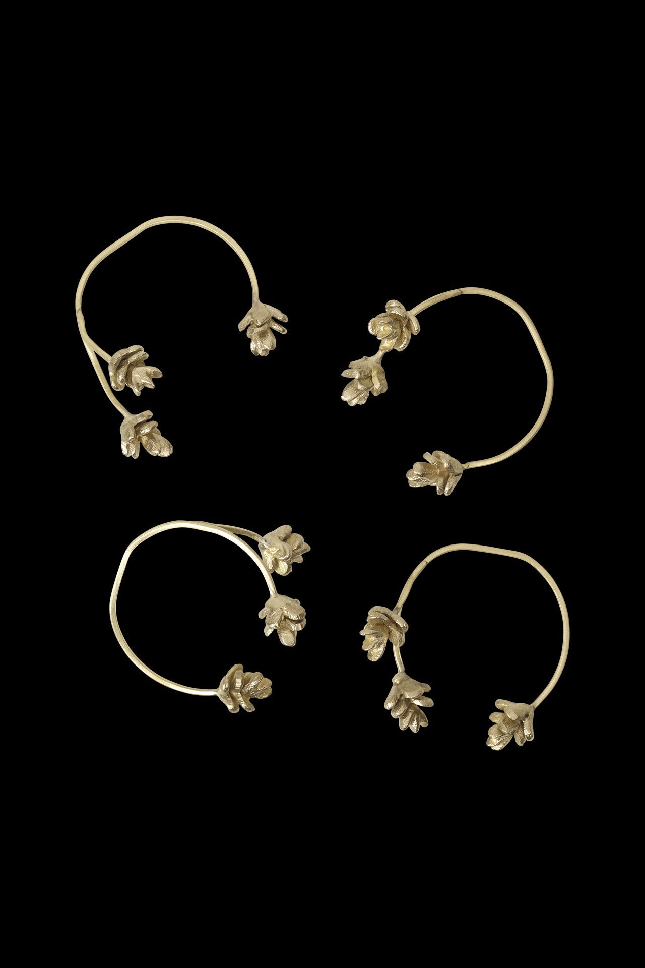 Forest Napkin Rings Brass ©Ferm Living