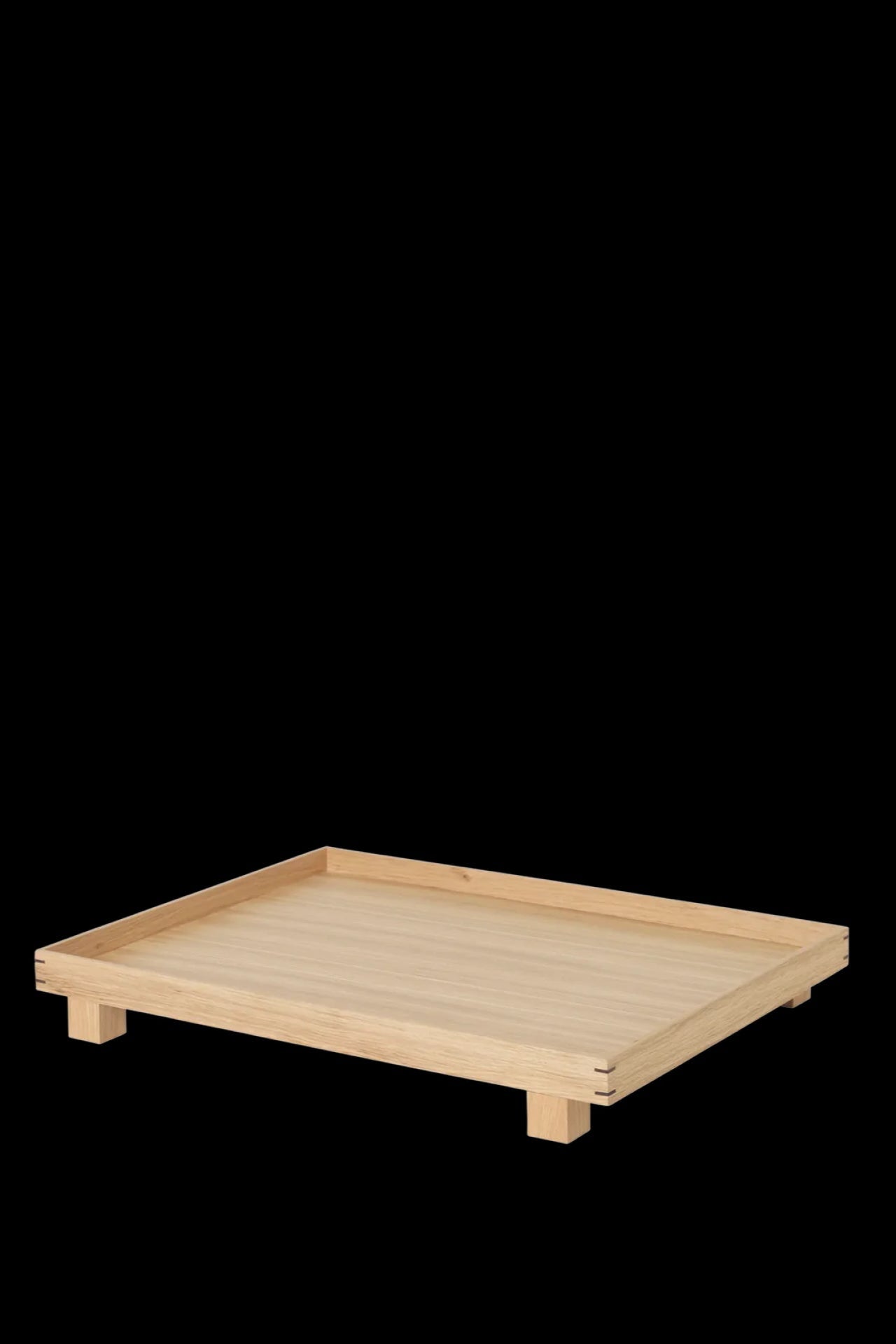Bon Wooden Tray Oak Large ©Ferm Living