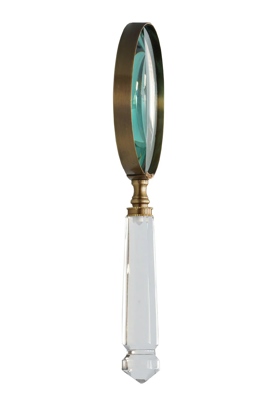 Magnifying glass with a white handle on a white background ©Blue Ocean Traders