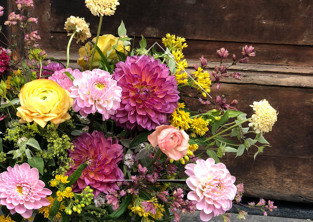 fresh floral arrangement