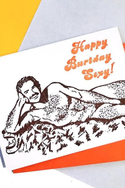 Rip Burt Reynolds Birthday Card ©Smitten Kitten