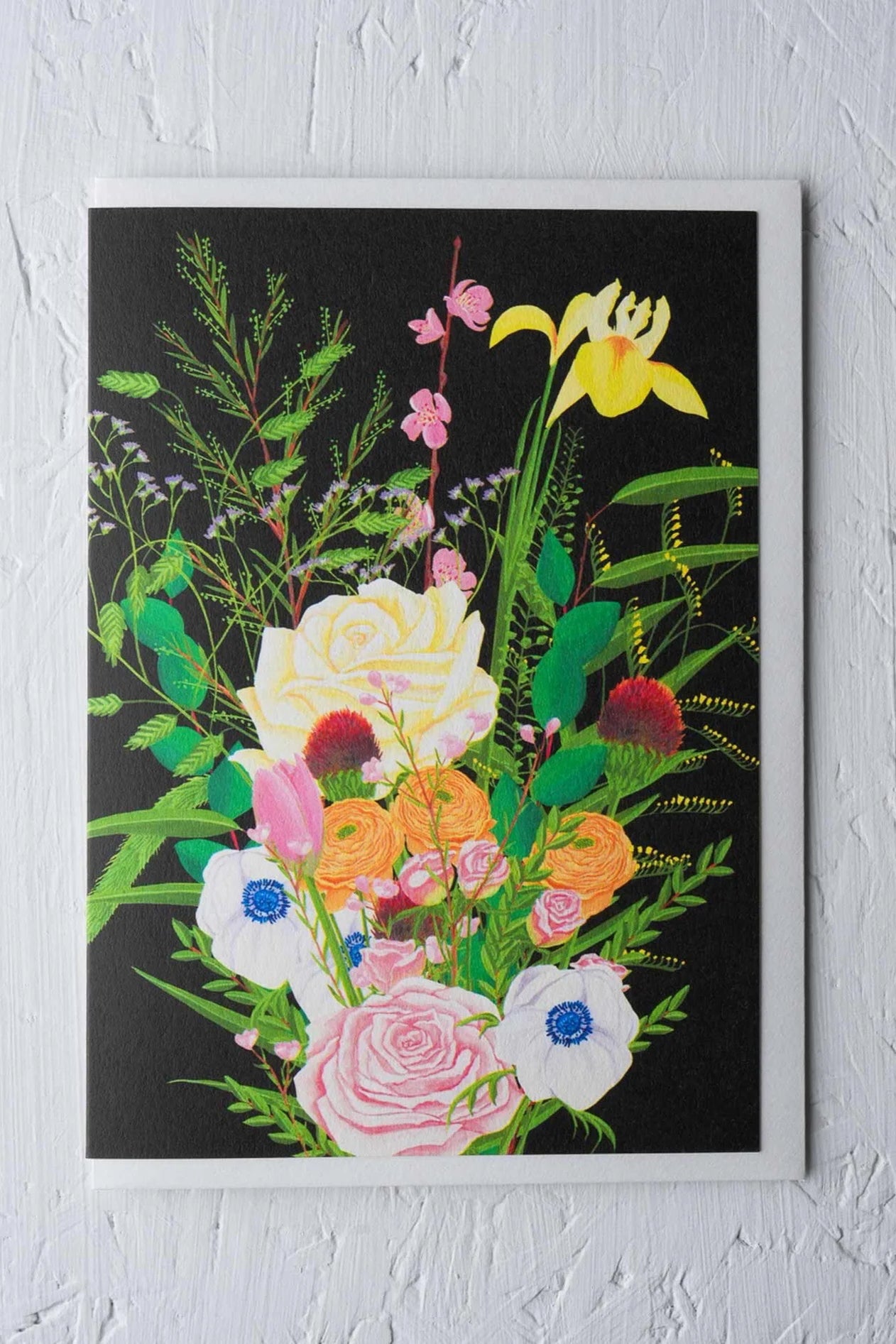 Grace & Thorn Greeting Card  ©Stengun Drawings