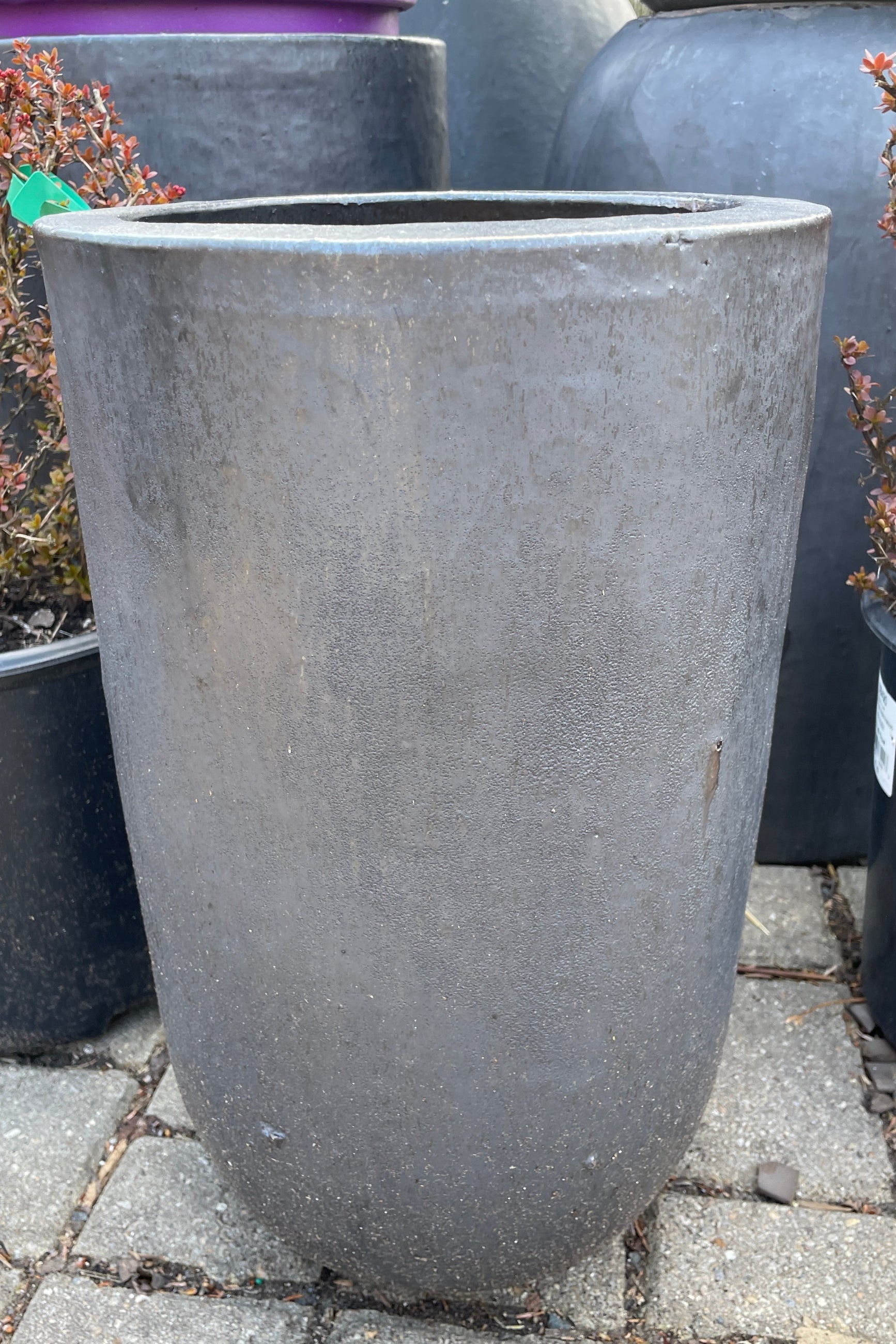 A graphite ceramic crucible, empty, at Sprout Home.  ©Sprout Home