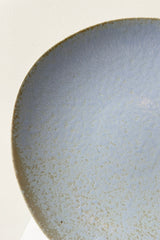 A detail picture of the grey glaze of the Shiho grey dinner plate. 