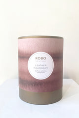 Kobo Candle leather mahogany against a white backdrop