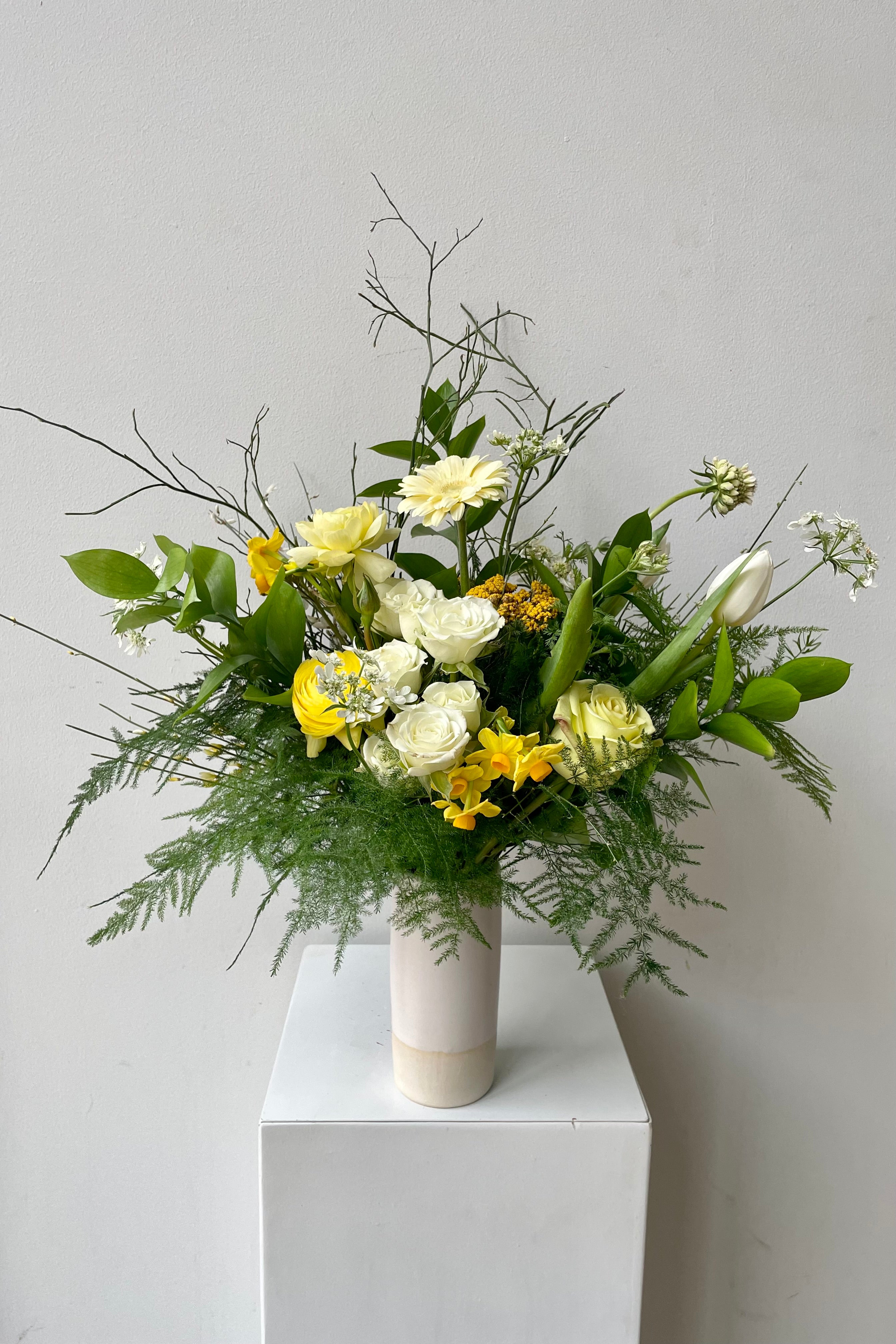 An example of fresh Floral Arrangement Champagne Toast for $90 from Sprout Home Floral in Chicago #size_$90