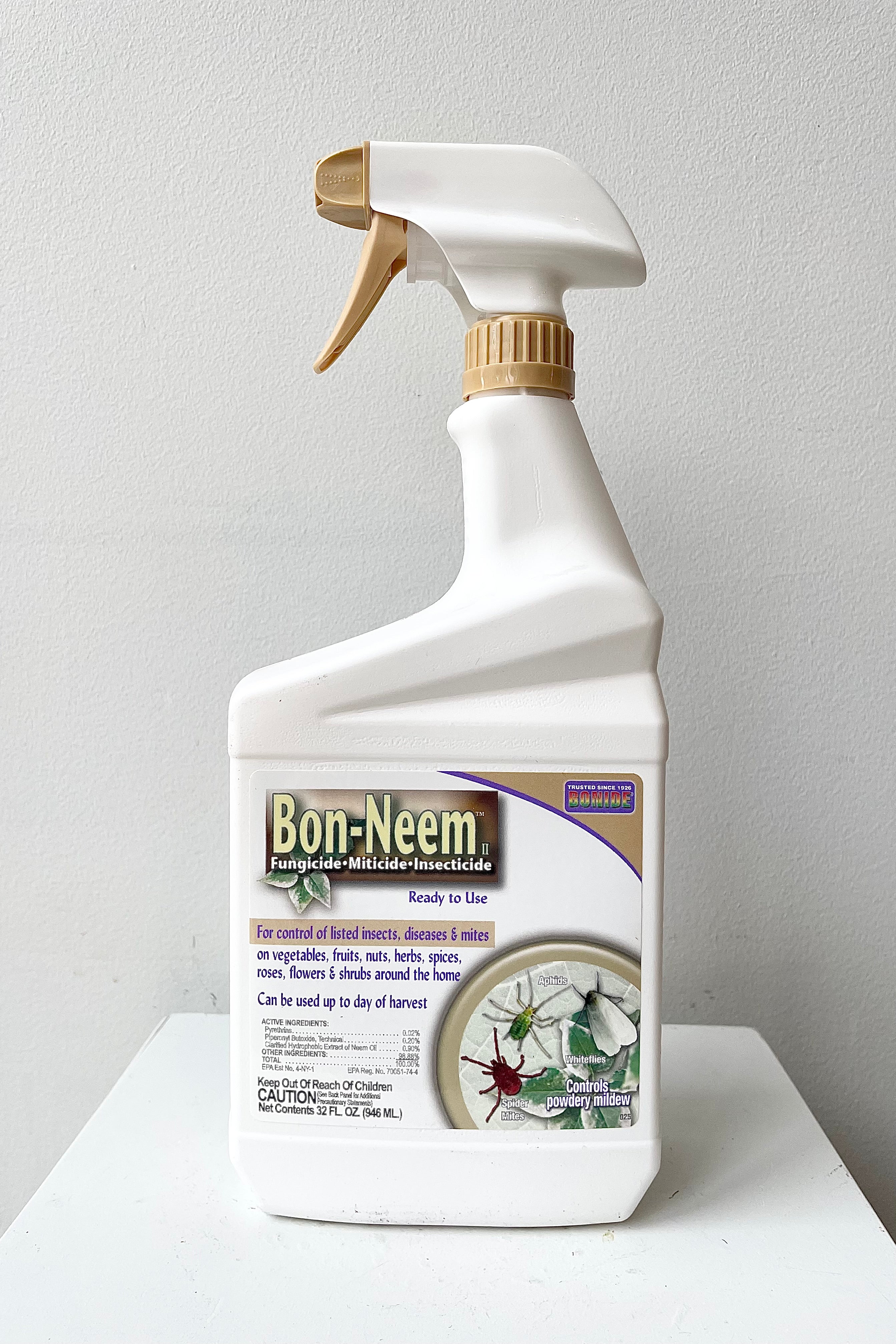 Bonide Bon-Neem II Insect/Fungicide 32 oz against a white wall