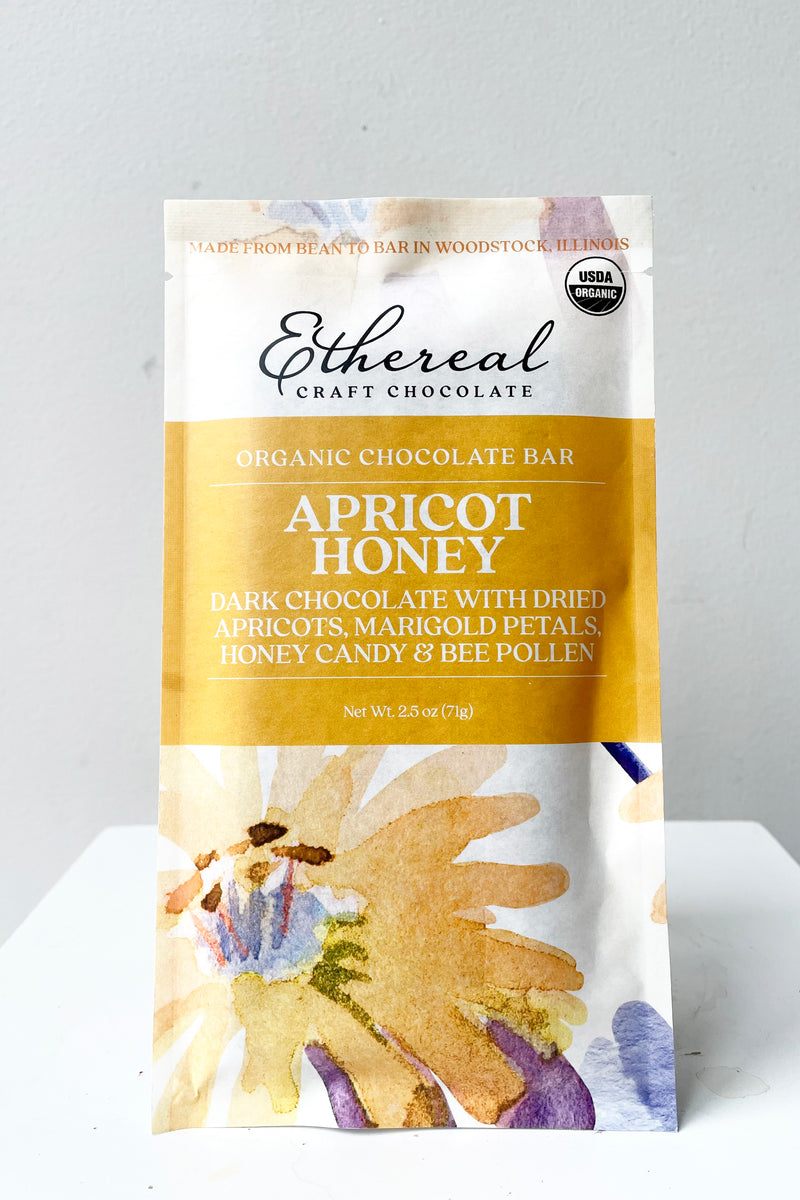 A full view of the Apricot / Honey / Marigold Bar from Ethereal against white backdrop
