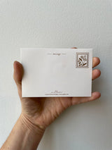 The backside of the Floral Pop-up Envelope.