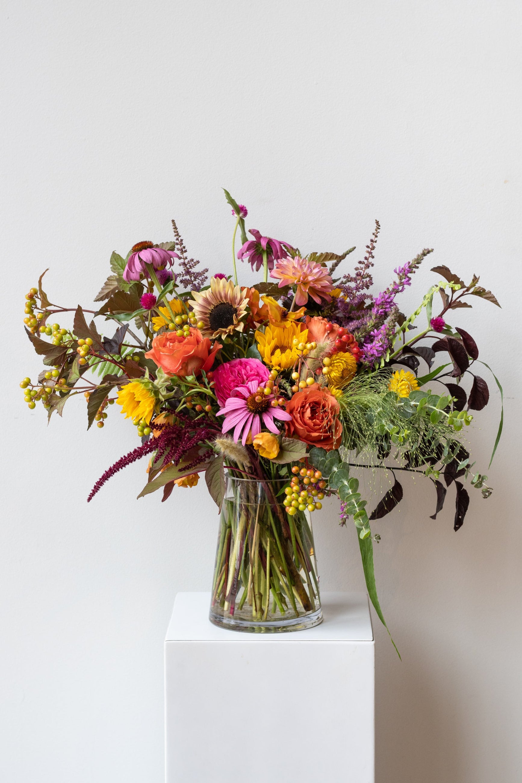 An example of Floral Arrangement Midday with Echinacea and Salvia from Sprout Home in Chicago ©Sprout Home #size_$130
