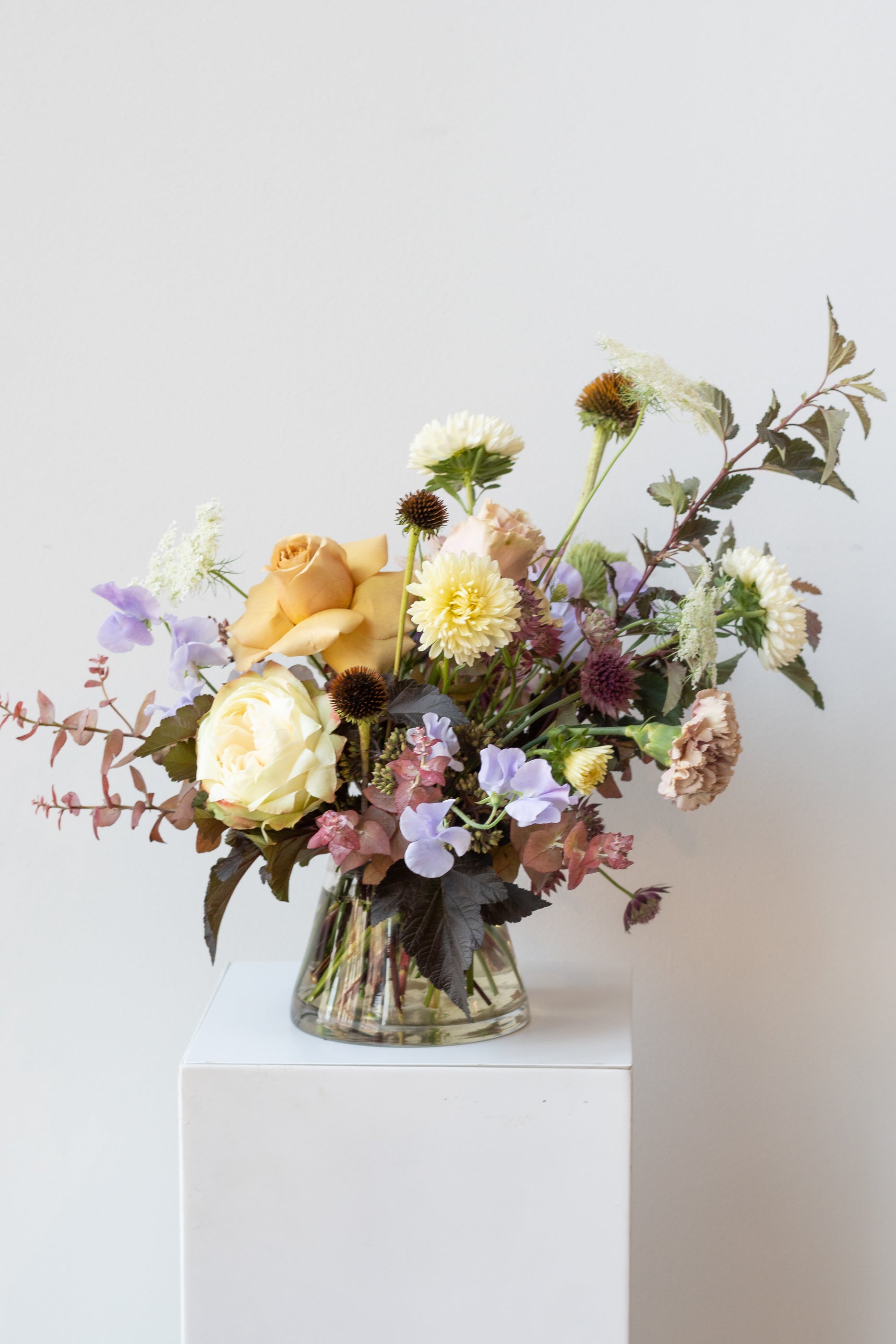 A detailed view of an example of Floral Arrangement Dusk from Sprout Home in Chicago #size_$90