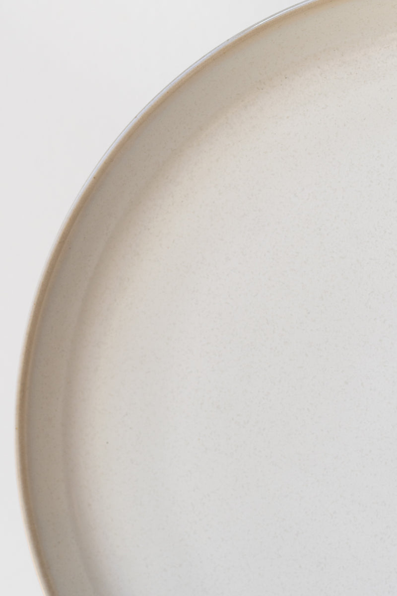 Close up of Ferm Living Sekki Plate cream large