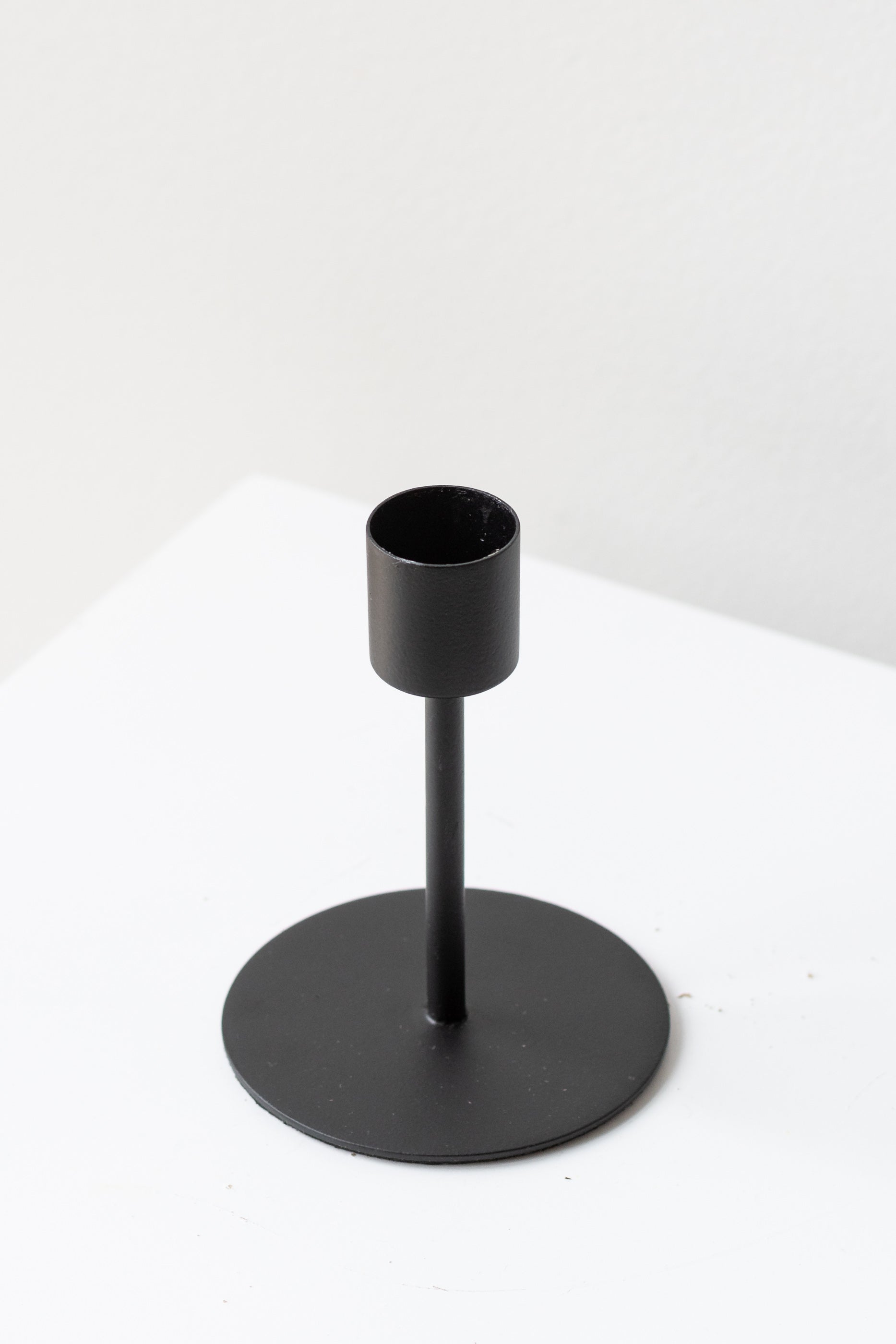 Taper Candle Holder Black Medium