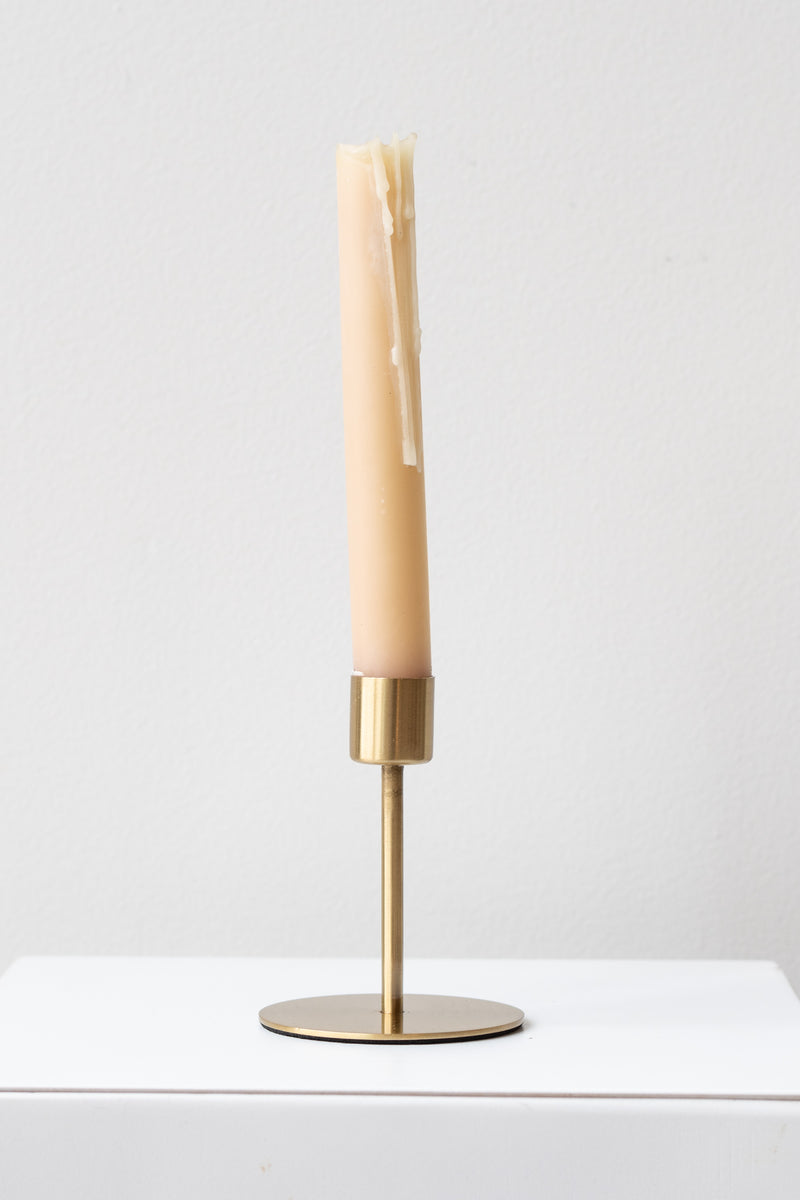 Taper Candle Holder gold medium