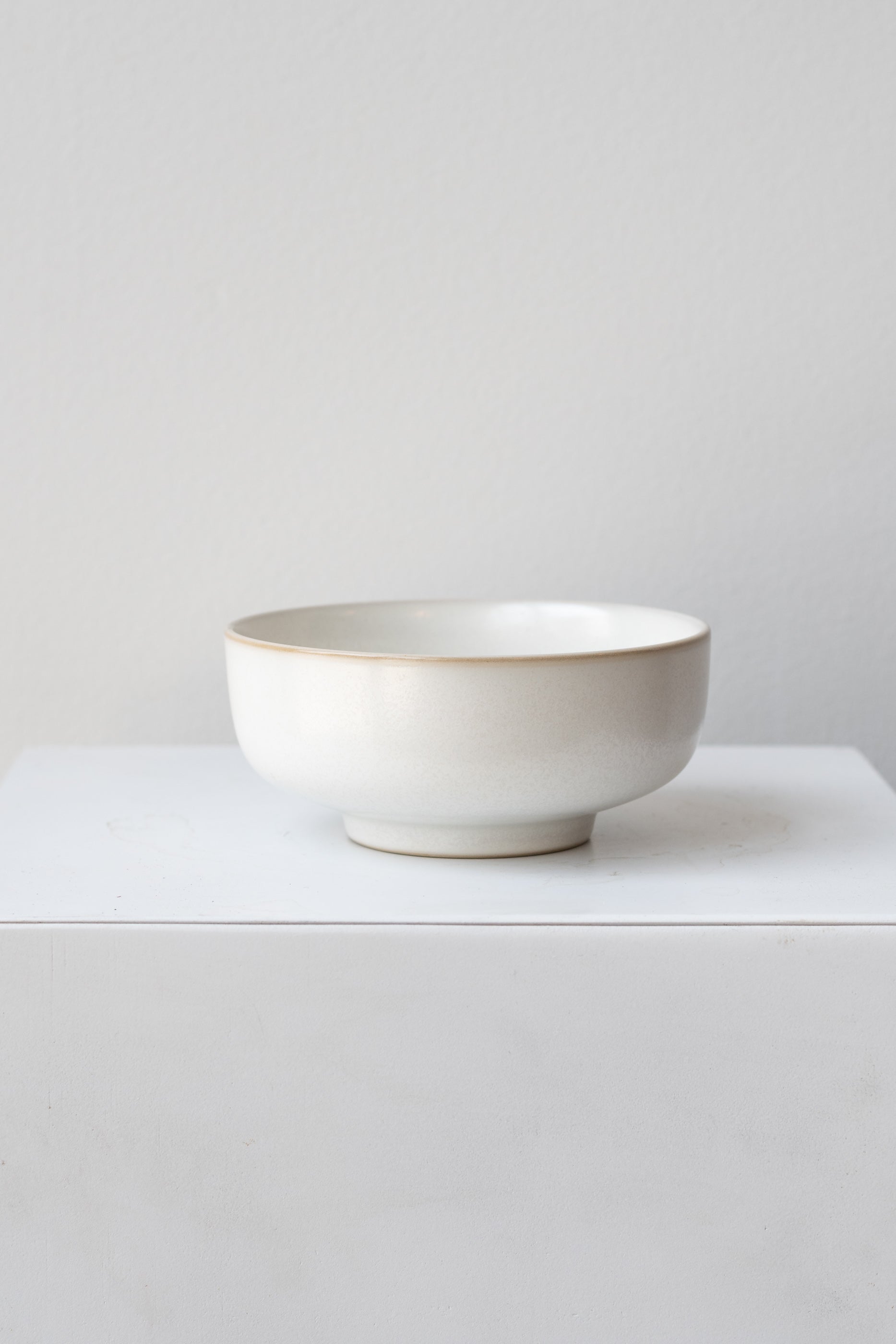 Sekki Bowl cream small by Ferm Living in front of white background