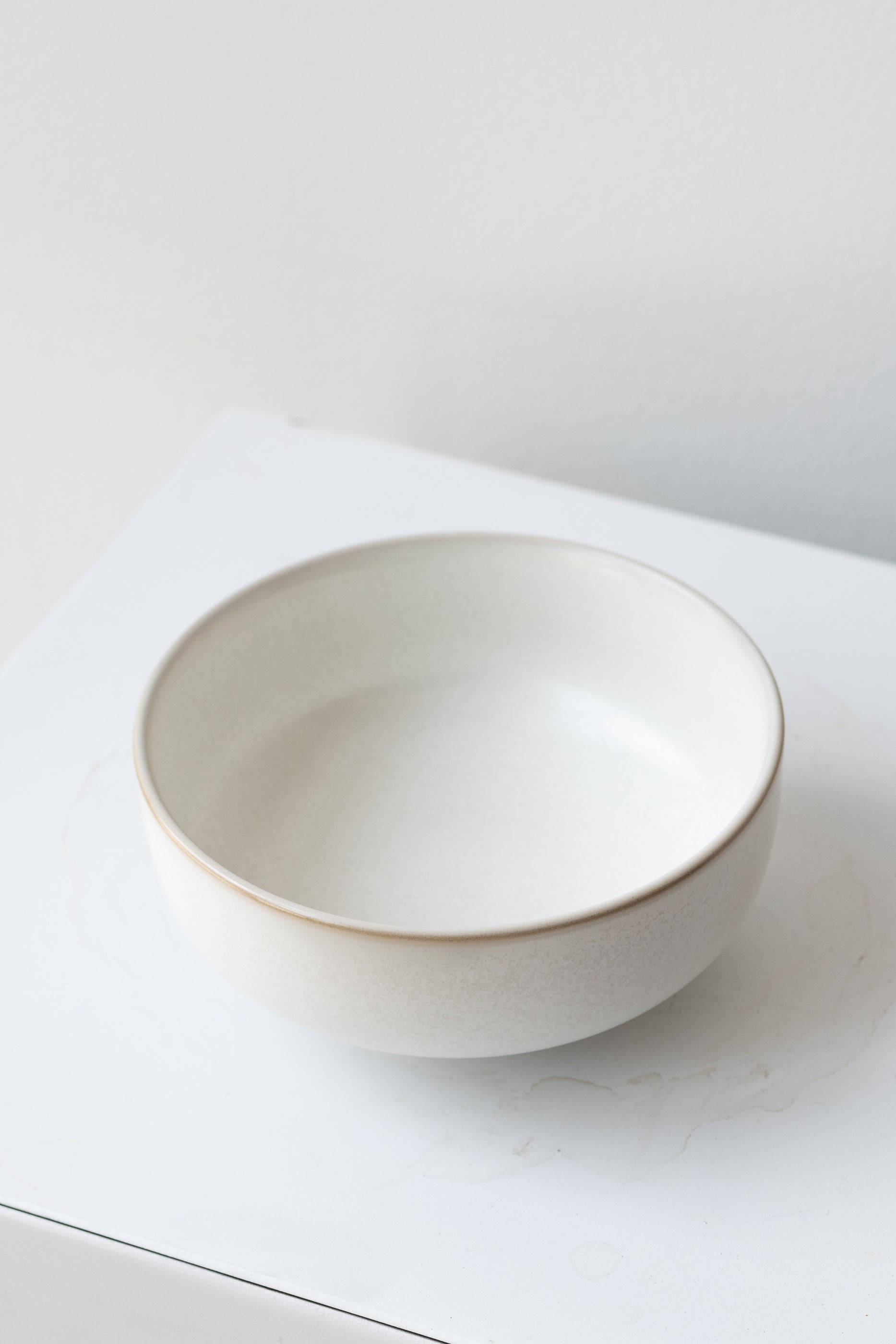 Sekki Bowl cream small by Ferm Living in front of white background