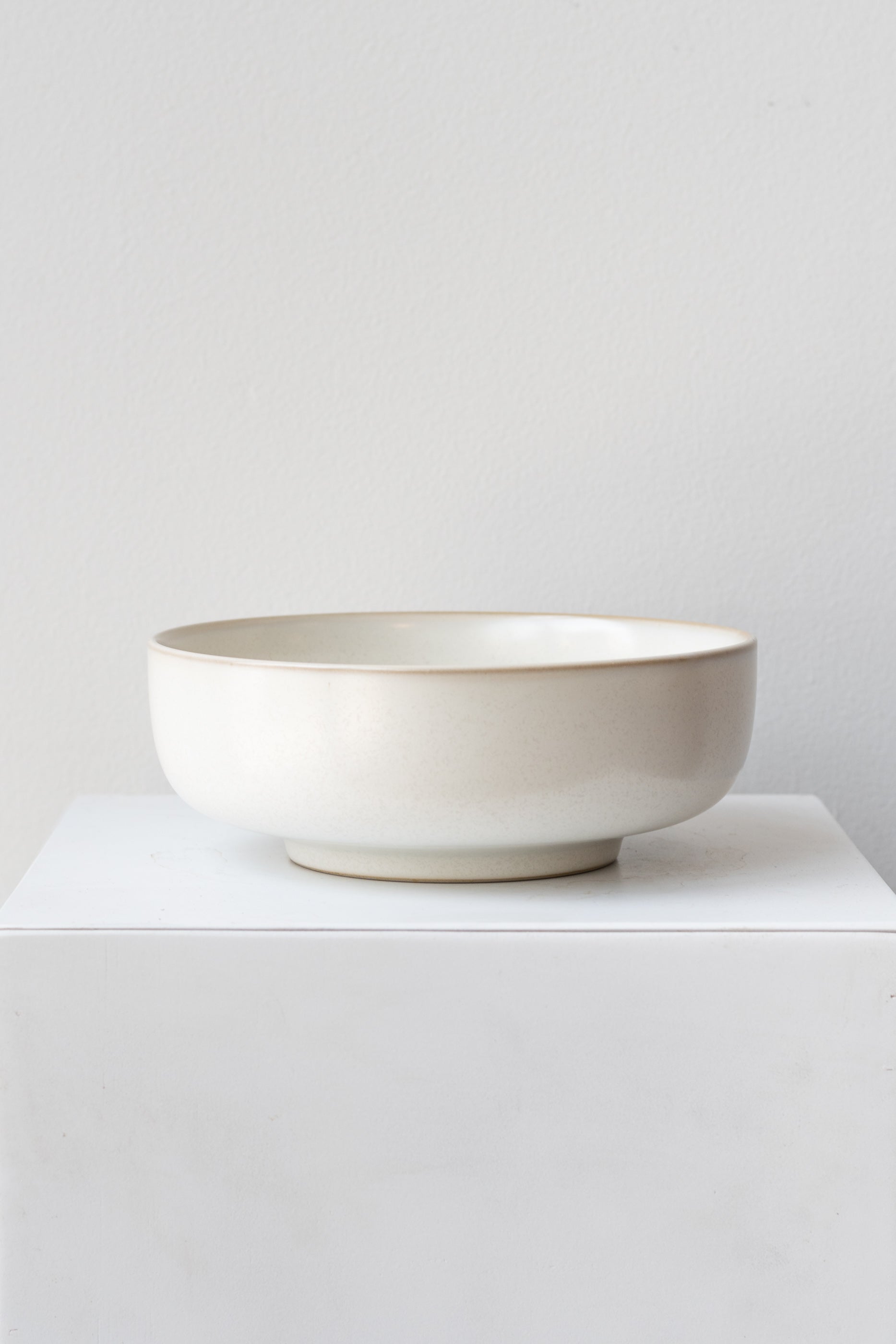 Sekki Bowl cream medium by Ferm Living in front of white background