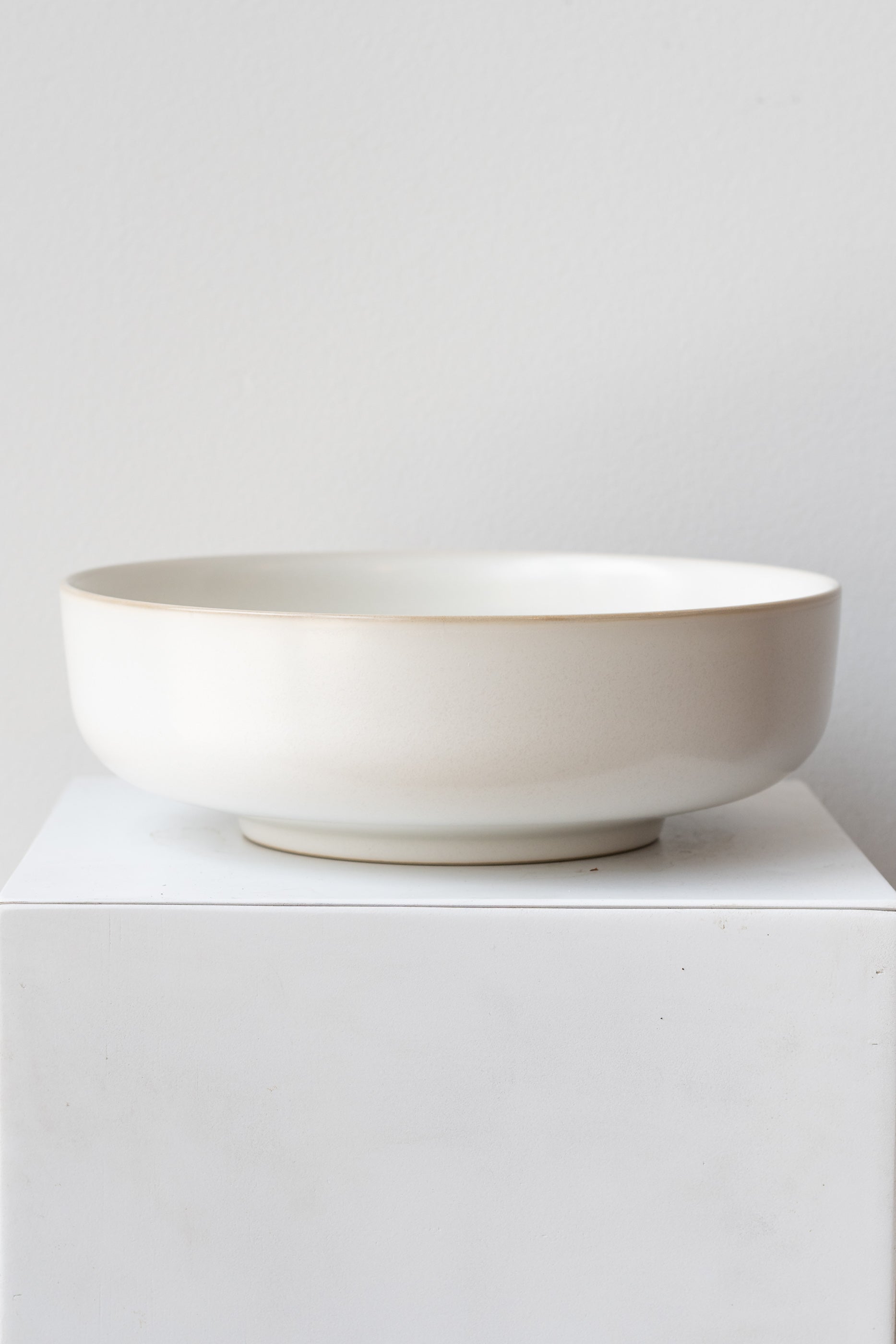 Sekki Bowl cream large by Ferm Living in front of white background