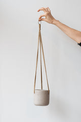 Charlie Hanging Pot grey washed extra small