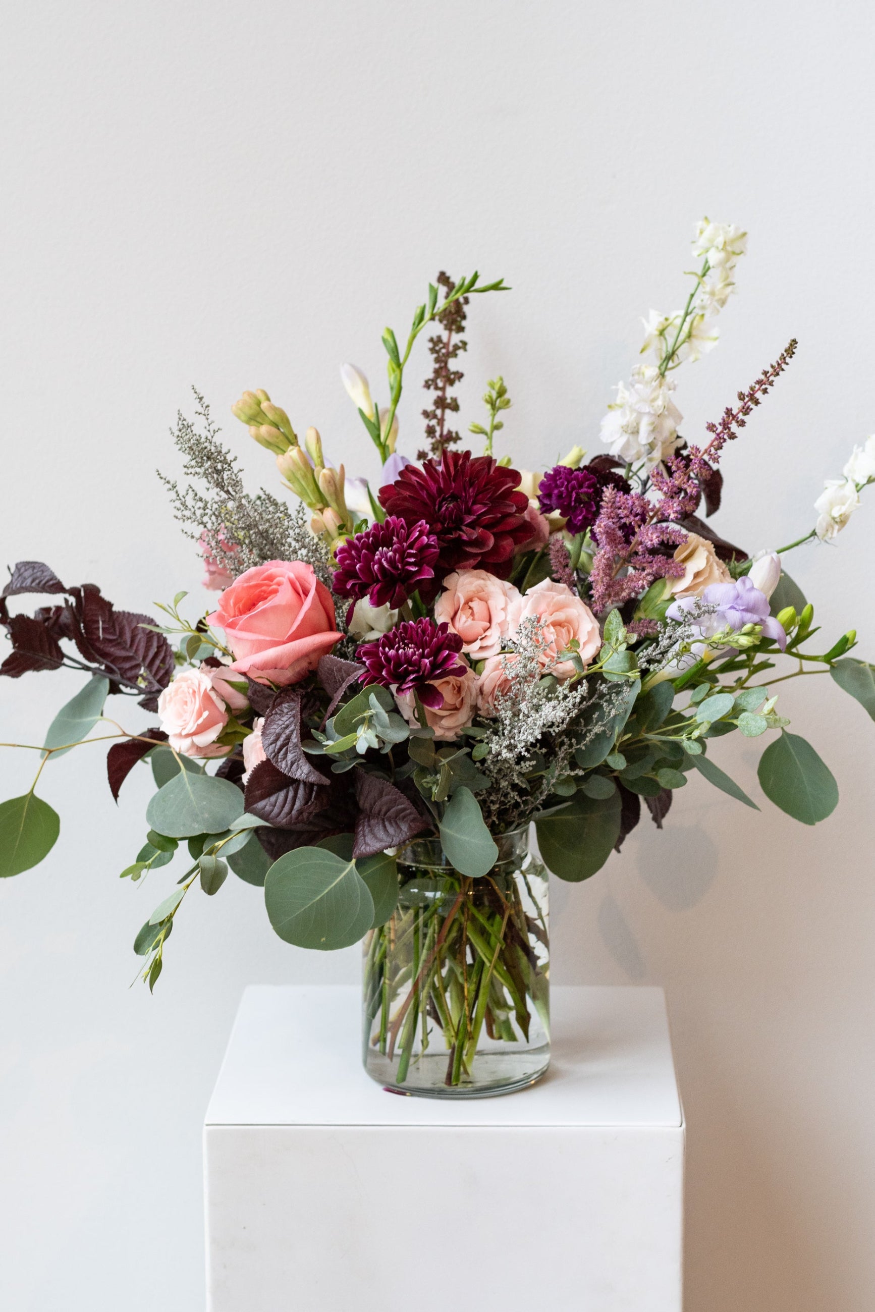 A detailed view of an example of Floral Arrangement Dusk from Sprout Home in Chicago ©Sprout Home #size_$100