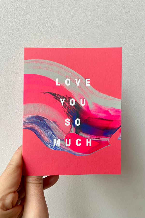 The bright fuchsia Fantasia Love Card.