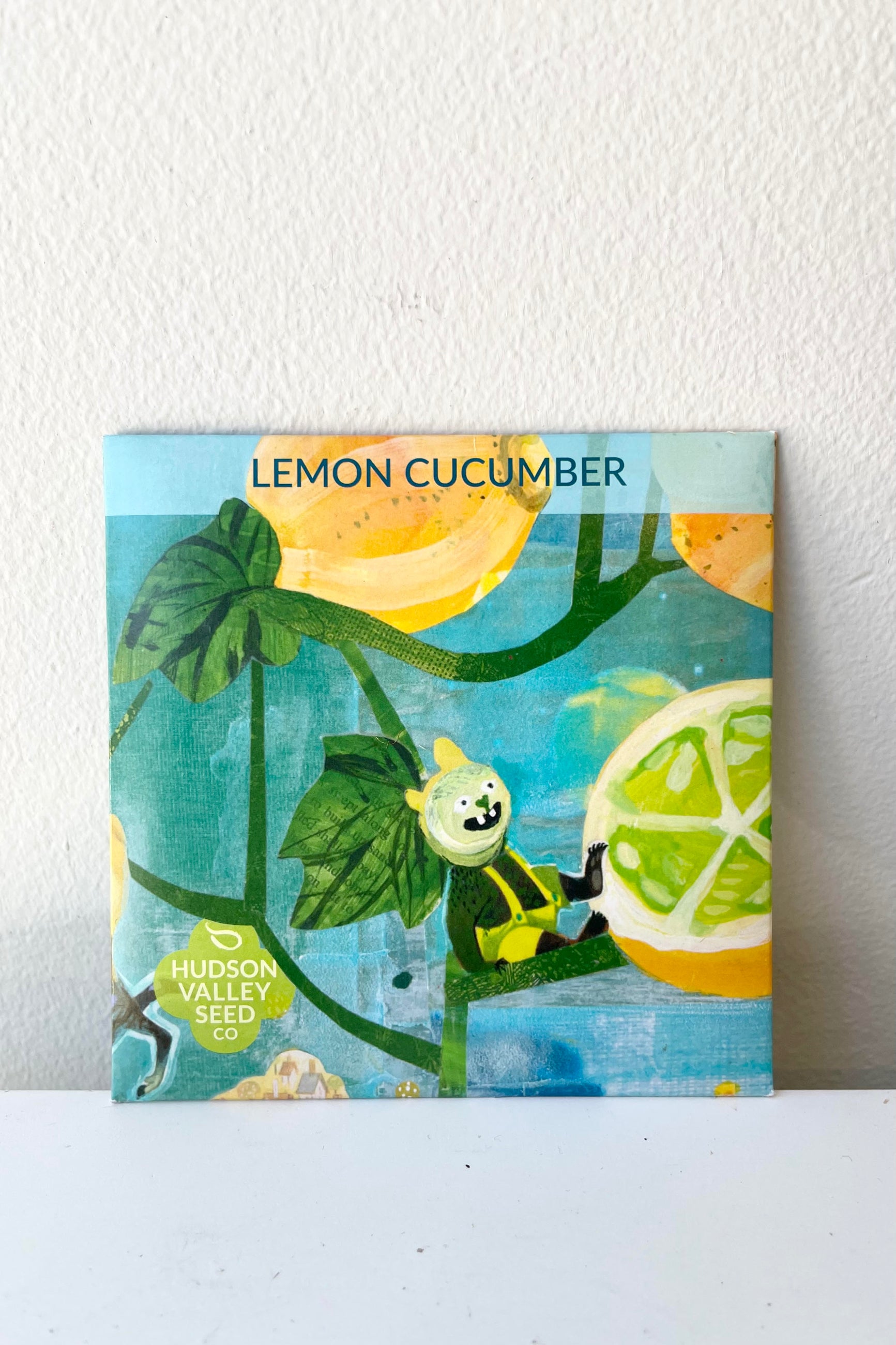 A detailed look at the Lemon Cucumber Seeds Art Pack ©Sprout Home