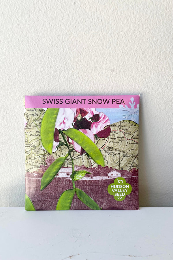 A detailed look at Swiss Giant Snow Pea Seeds Art Pack 