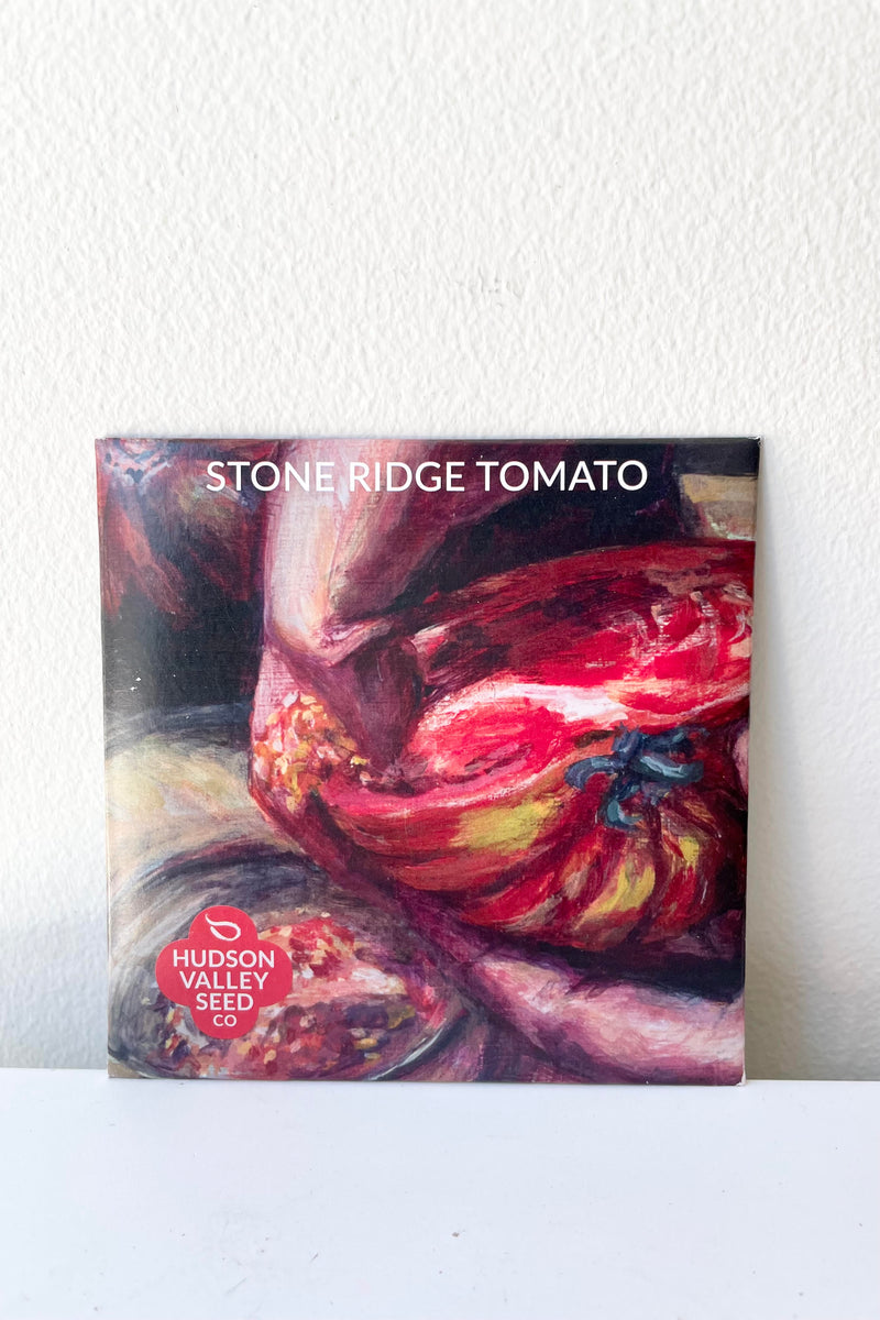 A detailed look at the packaging of the Stone Ridge Tomato 