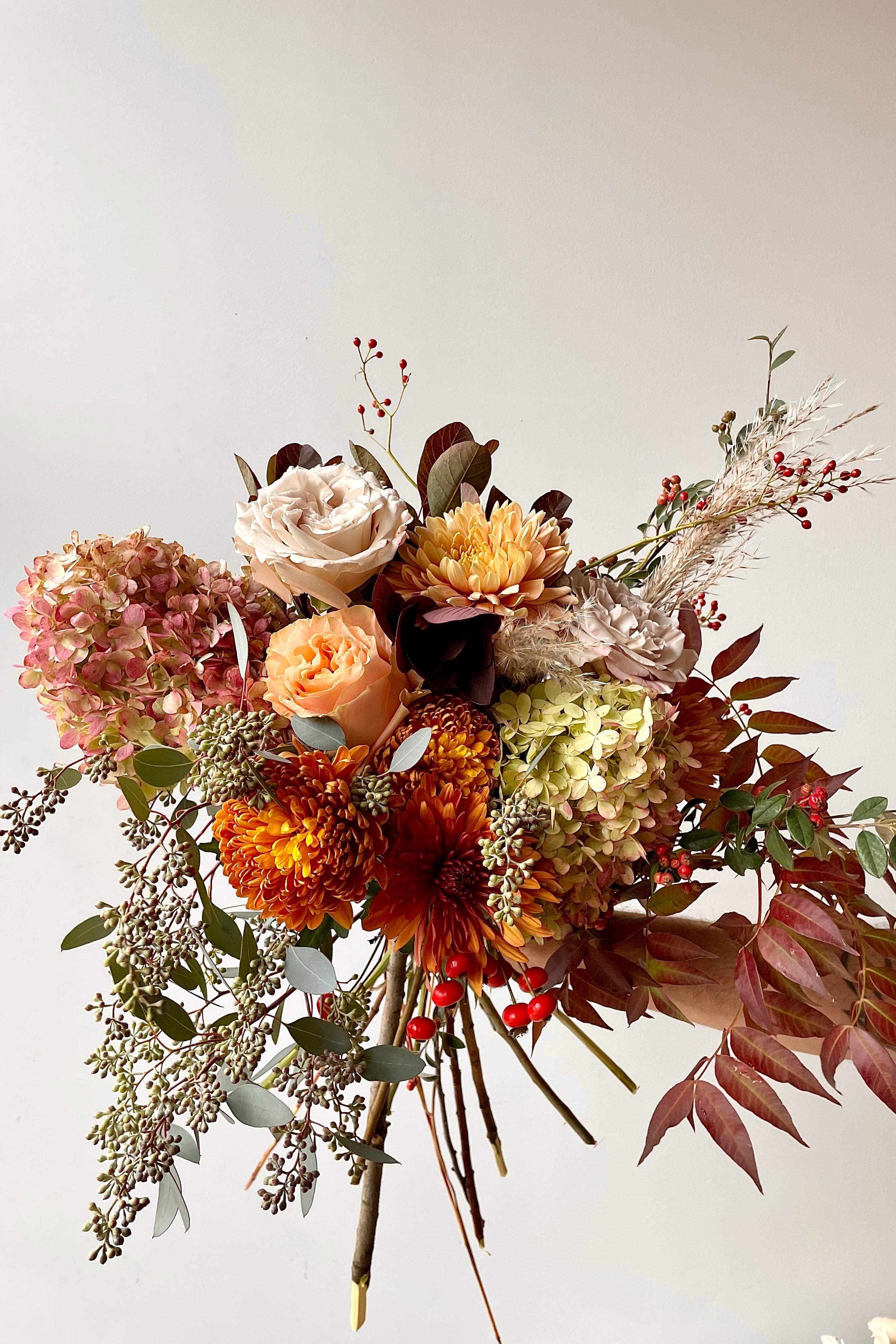 'Harvest Moon' Arrangement by Sprout Home showcasing fall color. #size_$160