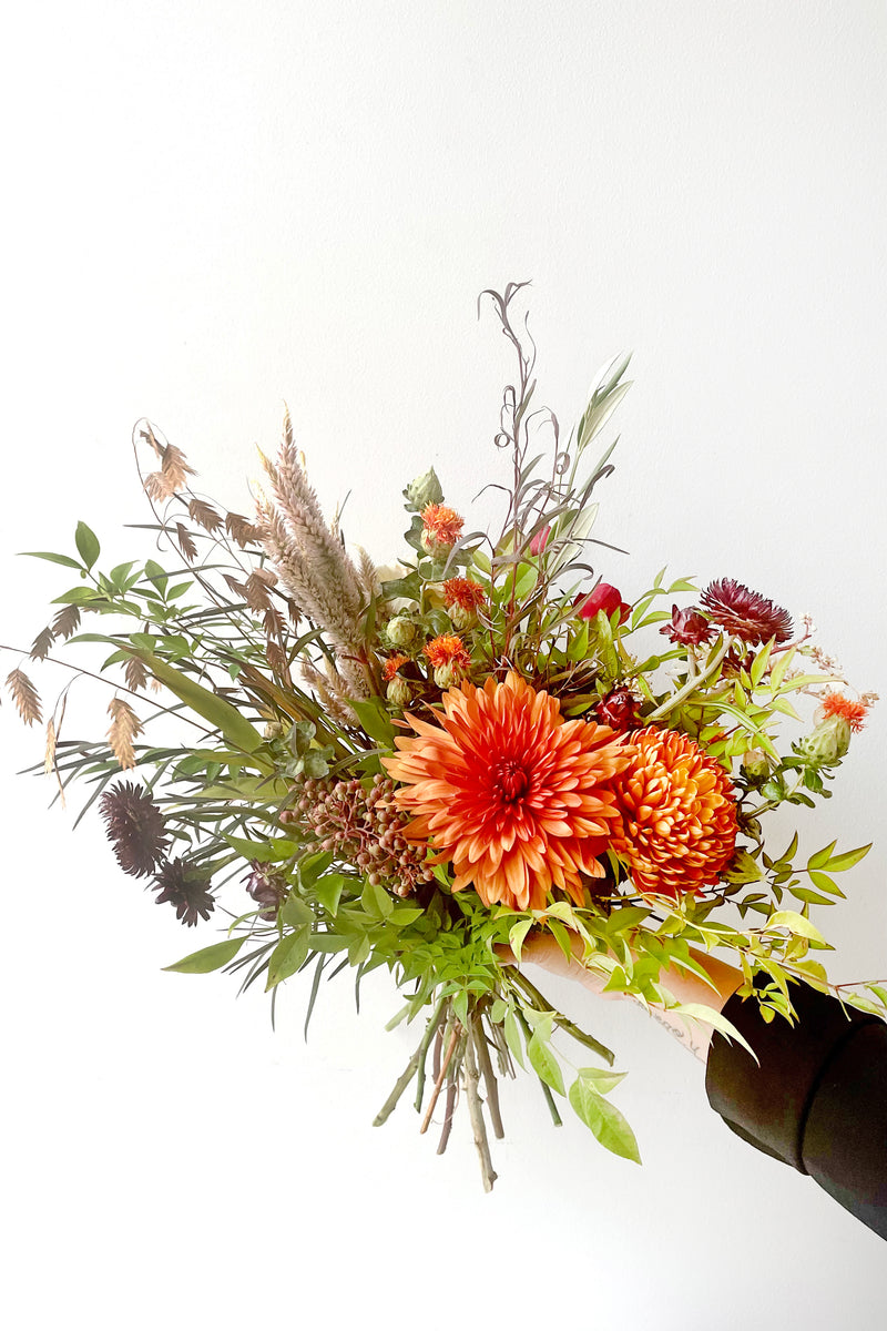 An example of fresh Floral Arrangement Harvest Moon at the $60 price point from Sprout Home Floral in Chicago