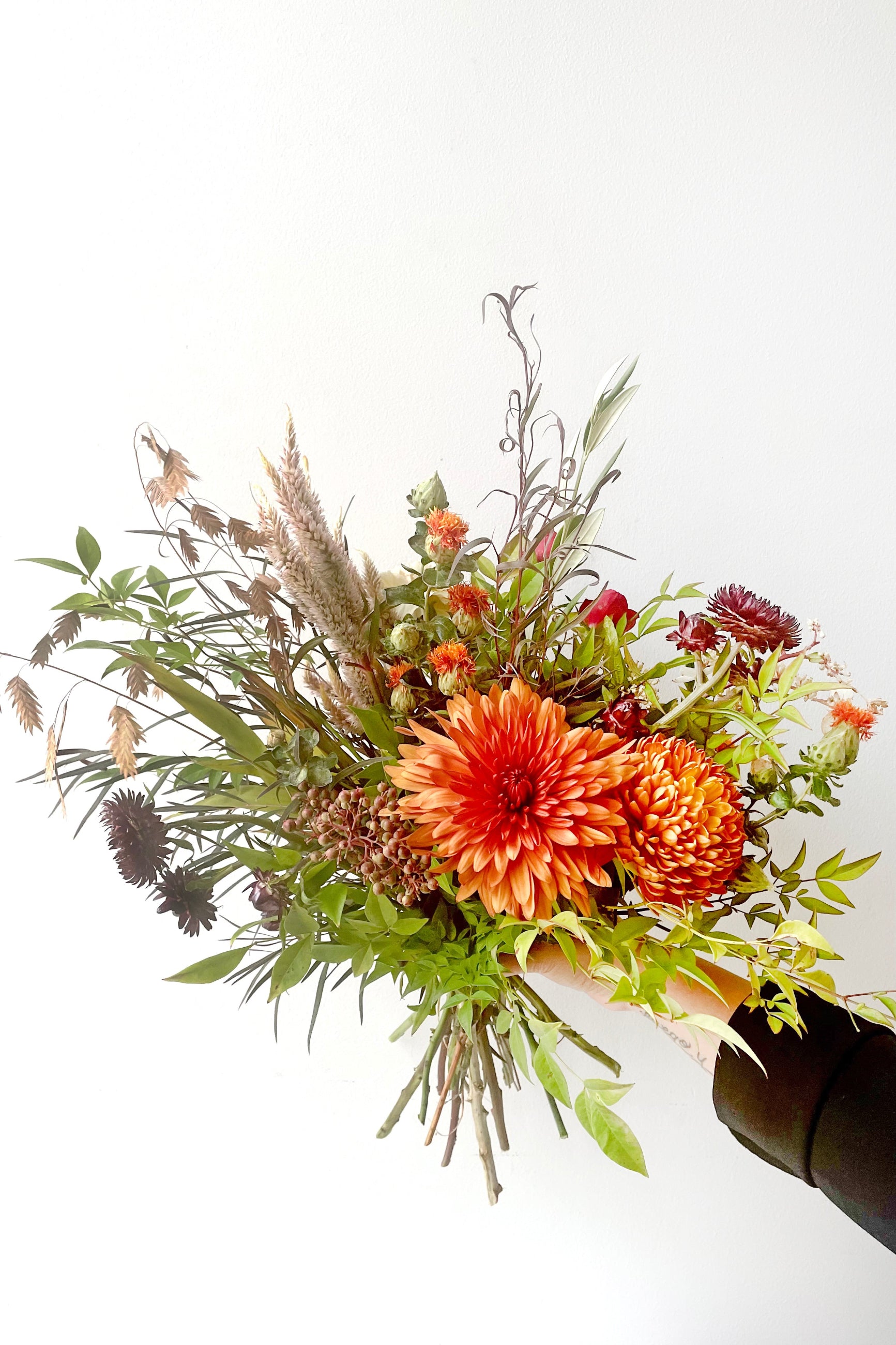 An example of fresh Floral Arrangement Harvest Moon at the $65 price point from Sprout Home Floral in Chicago ©Sprout Home #size_$75
