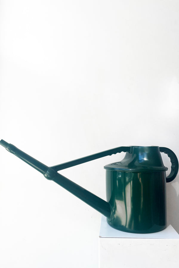 A full view of Haws Cradley Cascader Watering Can against white backdrop