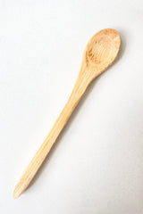 Mango Wood Spoon, 13cm against a white background