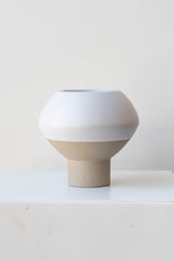 OYOY Living Design Hagi lavender mini vase on white surface in a white room