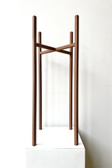 Ascot Plant Stand, Rust 9.45" against a white wall